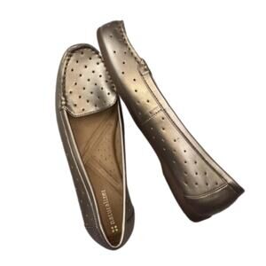 Naturalizer Gold Faux Leather Loafer, Size‎ 8